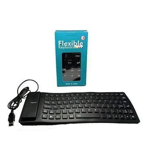 Flexible Keyboard – Waterproof, Roll-Up Design, Silent Typing, USB Wired Flexible Keyboard – Waterproof, Roll-Up Design, Silent Typing, USB Wired
