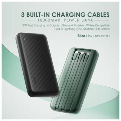Oraimo 12W Slice Link 10,000MAH Power Bank (OPB-P5101)