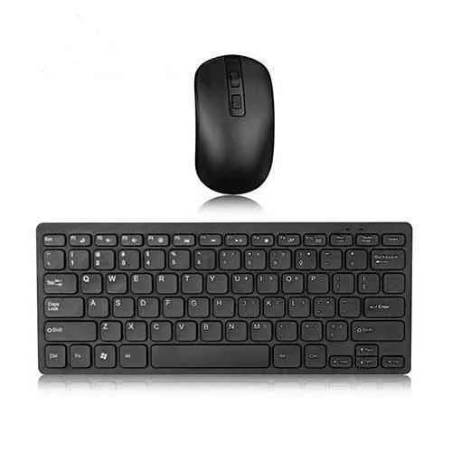 Wireless (GKM901) Portable Mini Bluetooth Keyboard and Mouse Combo – Compact, Ergonomic for PCs, Laptops, and Smart TVs - Image 2