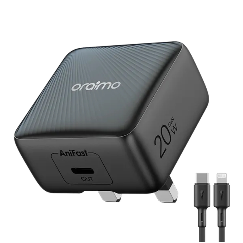 Oraimo 20W GaN C To Lightning Charger (OCW-5201U+CL55)
