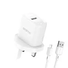 Oraimo Firefly 3 Lightning Charger - White (OCW-U66S+L53)