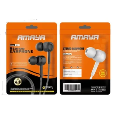 Amaya Stereo Earphones with Microphone (S12/S11)
