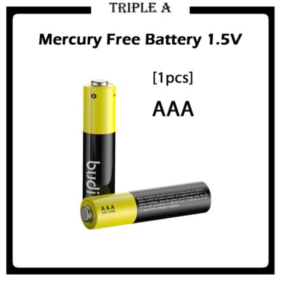 Budi AAA Mercury-Free Alkaline Batteries - 1 Pair